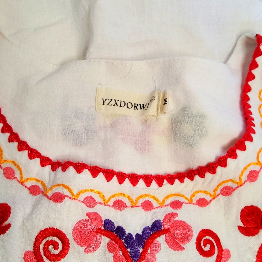 YZXDORWJ anthropology peasant top - Picture 3 of 8